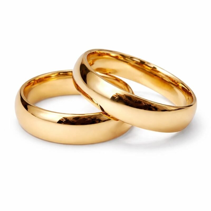 Aliança Anatômica 6,2mm em Ouro 18K – Par